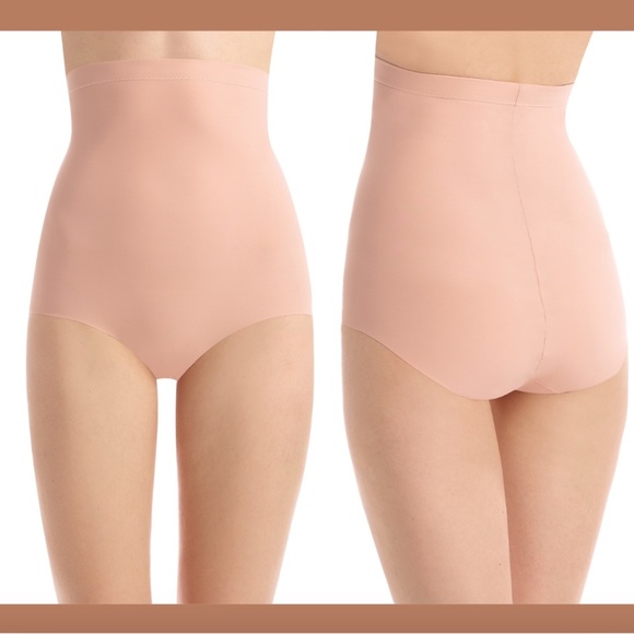 NEW‎ $54 Commando Classic Control High Waist Briefs in Rose [SZ Large ]